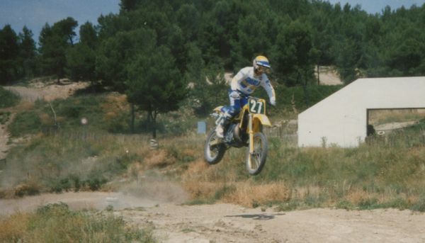 Ranska 1987 Simo Taimi starttaa uuteen kauteen 250cc Suzukilla